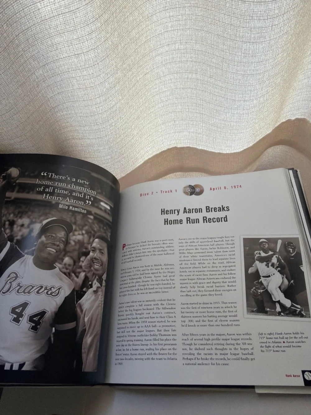 Hardback Book & CD Set “And the crowd goes wild”